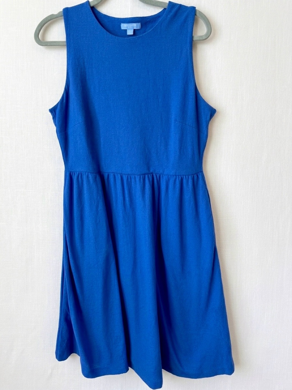 Draper James RSVP Dress Sleeveless Royal Blue Size L